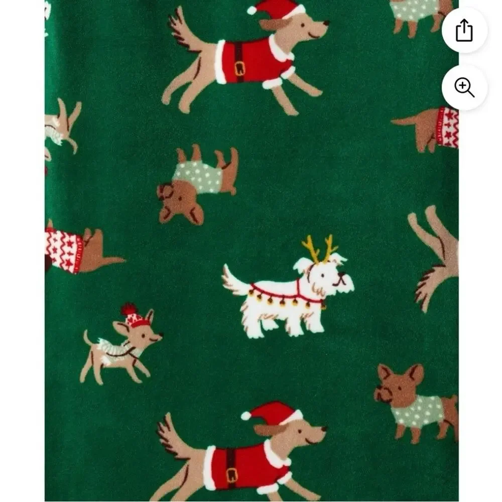 Carter's Festive Green Pajama Set Size 12 Months (1080)